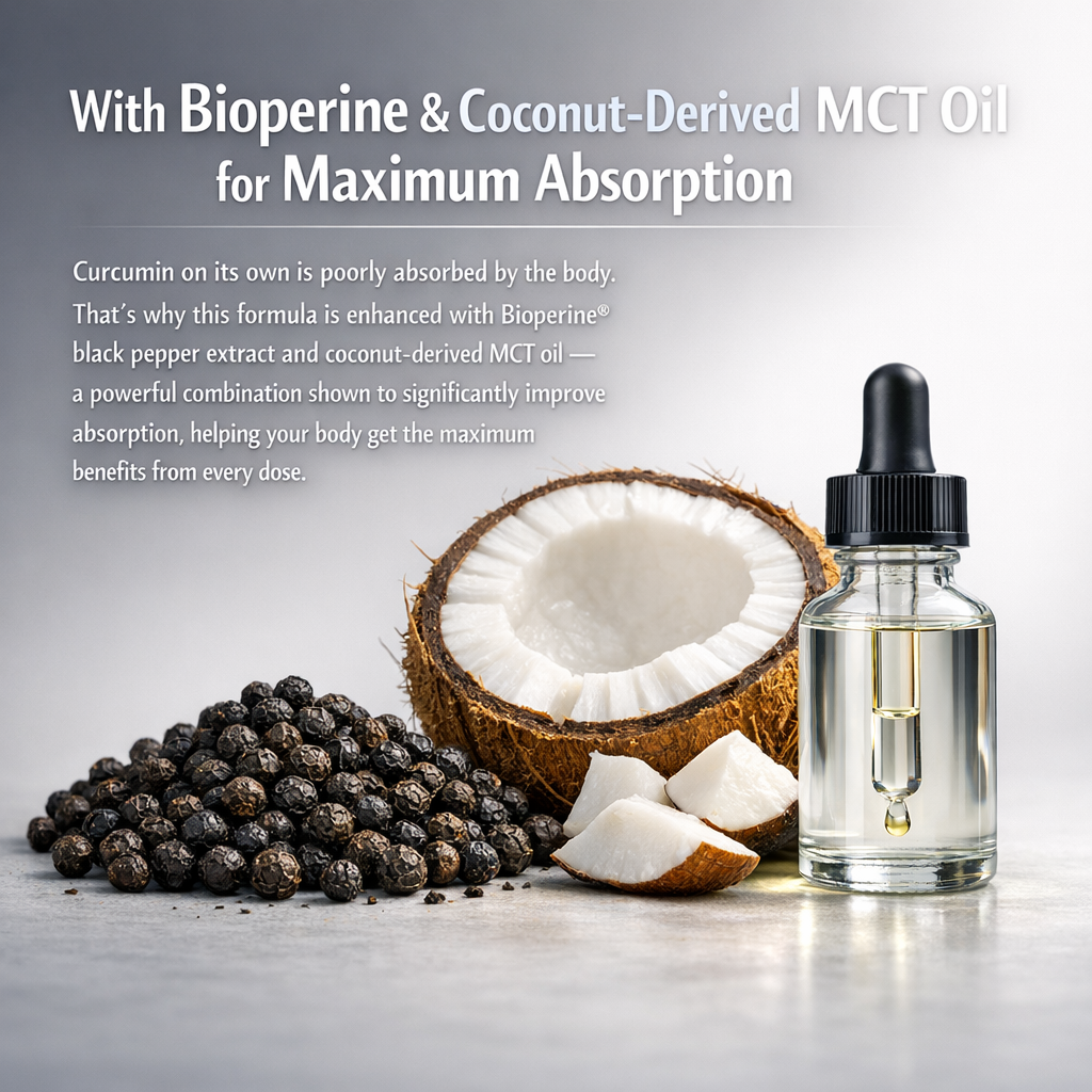 Frozana™ Turmeric Curcumin - Clinical-Grade 95% Curcuminoids with BioPerine